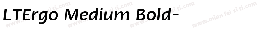LTErgo Medium Bold字体转换